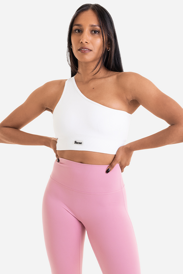 Bacon Active Sports Bra Seamless Adapt Bra // White